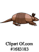 Armadillo Clipart #1683183 by Vector Tradition SM