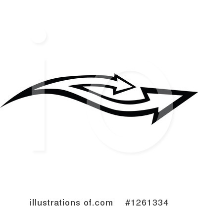 Royalty-Free (RF) Arrow Clipart Illustration by Chromaco - Stock Sample #1261334