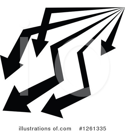 Royalty-Free (RF) Arrow Clipart Illustration by Chromaco - Stock Sample #1261335