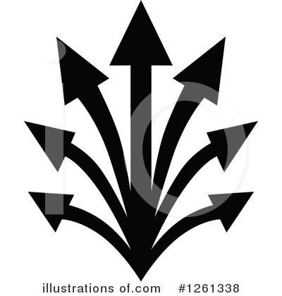 Royalty-Free (RF) Arrow Clipart Illustration by Chromaco - Stock Sample #1261338