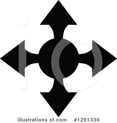 Royalty-Free (RF) Arrow Clipart Illustration by Chromaco - Stock Sample #1261339