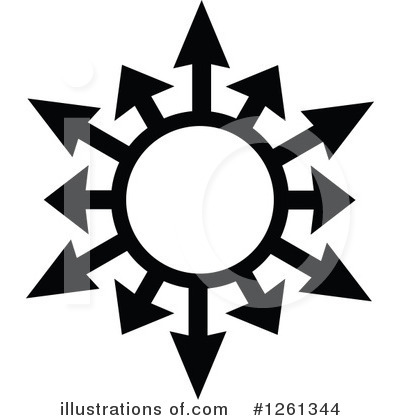 Royalty-Free (RF) Arrow Clipart Illustration by Chromaco - Stock Sample #1261344