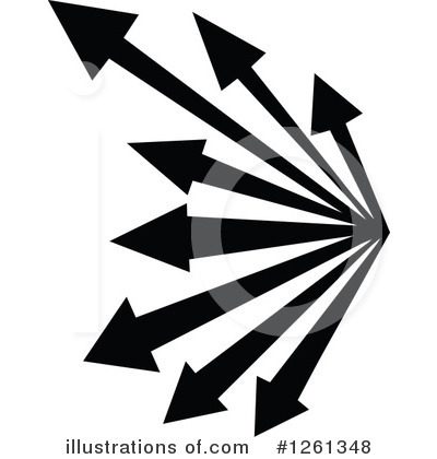 Royalty-Free (RF) Arrow Clipart Illustration by Chromaco - Stock Sample #1261348