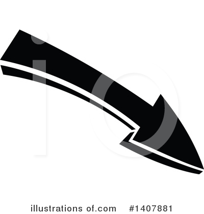 Royalty-Free (RF) Arrow Clipart Illustration by dero - Stock Sample #1407881