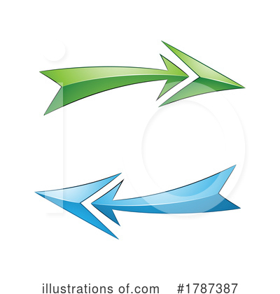 Royalty-Free (RF) Arrow Clipart Illustration by cidepix - Stock Sample #1787387