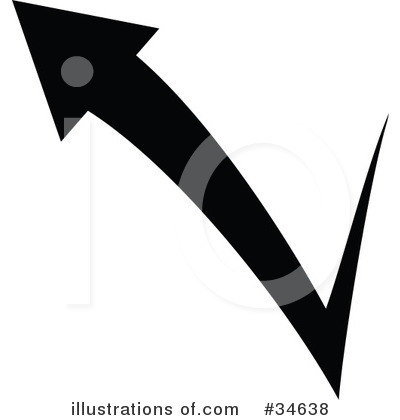Royalty-Free (RF) Arrow Clipart Illustration by OnFocusMedia - Stock Sample #34638
