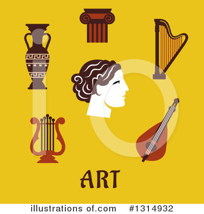Royalty-Free (RF) Art Clipart Illustration by Vector Tradition SM - Stock Sample #1314932