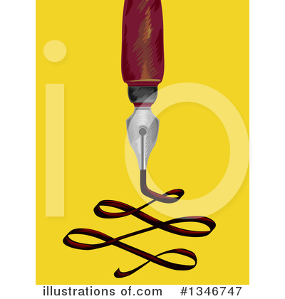 Fountain Pen Clipart #1346747 by BNP Design Studio