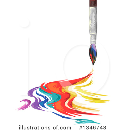Paintbrush Clipart #1346748 by BNP Design Studio
