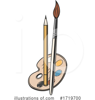 Paintbrush Clipart #1719700 by Vector Tradition SM