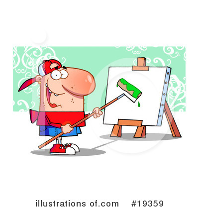 Artist Clipart #19359 by Hit Toon
