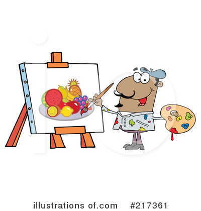 Artist Clipart #217361 by Hit Toon