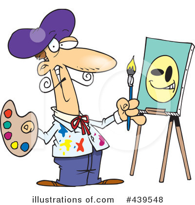 Royalty-Free (RF) Artist Clipart Illustration by toonaday - Stock Sample #439548