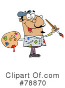 Artist Clipart #78870 by Hit Toon