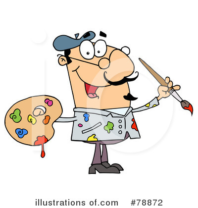Artist Clipart #78872 by Hit Toon