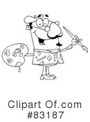 Artist Clipart #83187 by Hit Toon