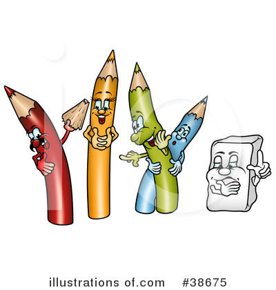 Colored Pencil Clipart #38675 by dero