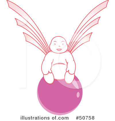 Royalty-Free (RF) Asian Angel Clipart Illustration by Cherie Reve - Stock Sample #50758