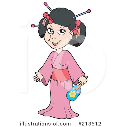 Asian Woman Clipart #213512 by visekart