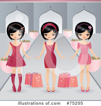 Asian Woman Clipart #75205 by Melisende Vector
