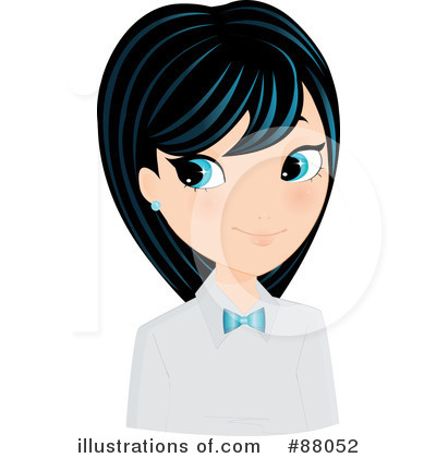 Asian Woman Clipart #88052 by Melisende Vector