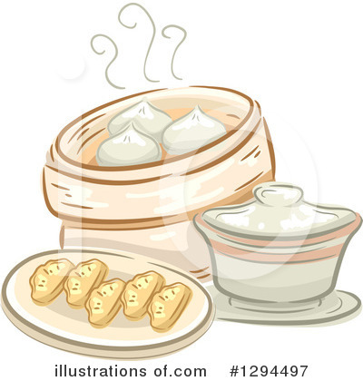 Royalty-Free (RF) Asian Food Clipart Illustration by BNP Design Studio - Stock Sample #1294497