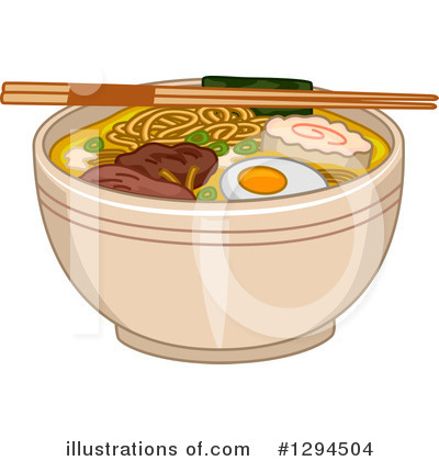 Royalty-Free (RF) Asian Food Clipart Illustration by BNP Design Studio - Stock Sample #1294504