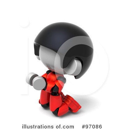 Royalty-Free (RF) Asian Robot Clipart Illustration by Tonis Pan - Stock Sample #97086