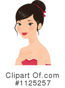 Asian Woman Clipart #1125257 by Melisende Vector