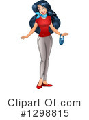 Asian Woman Clipart #1298815 by Liron Peer