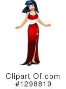 Asian Woman Clipart #1298819 by Liron Peer