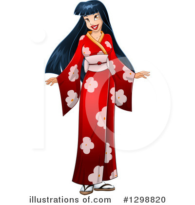 Asian Woman Clipart #1298820 by Liron Peer