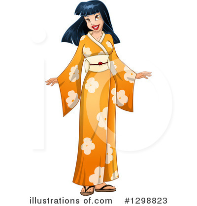 Asian Woman Clipart #1298823 by Liron Peer