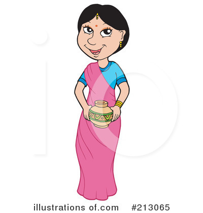 Royalty-Free (RF) Asian Woman Clipart Illustration by visekart - Stock Sample #213065