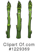 Asparagus Clipart #1229369 by Vector Tradition SM