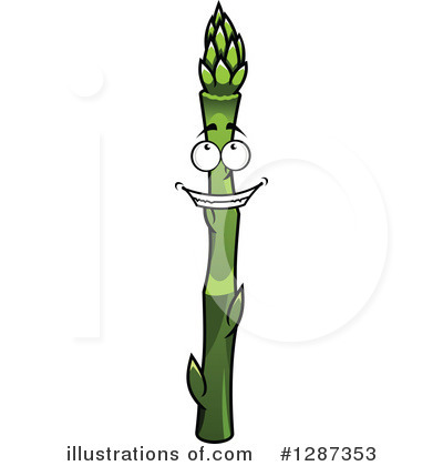 Royalty-Free (RF) Asparagus Clipart Illustration by Vector Tradition SM - Stock Sample #1287353
