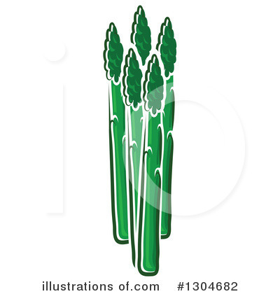 Royalty-Free (RF) Asparagus Clipart Illustration by Vector Tradition SM - Stock Sample #1304682