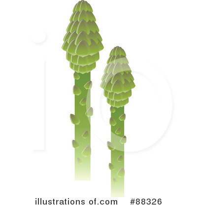 Royalty-Free (RF) Asparagus Clipart Illustration by Tonis Pan - Stock Sample #88326
