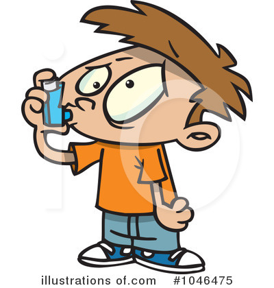 Asthma Clipart #1046475 by toonaday