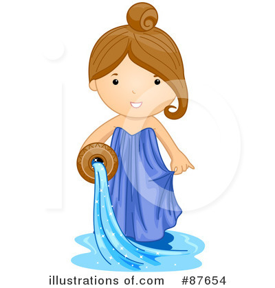 Astrological Girl Clipart #87654 by BNP Design Studio