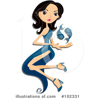Horoscope Woman Clipart #102331 by BNP Design Studio
