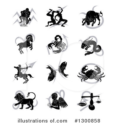 Royalty-Free (RF) Astrology Clipart Illustration by AtStockIllustration - Stock Sample #1300858