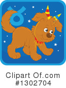 Astrology Dog Clipart #1302704 by Alex Bannykh