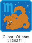 Astrology Dog Clipart #1302711 by Alex Bannykh