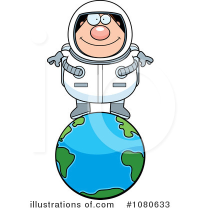 Royalty-Free (RF) Astronaut Clipart Illustration by Cory Thoman - Stock Sample #1080633