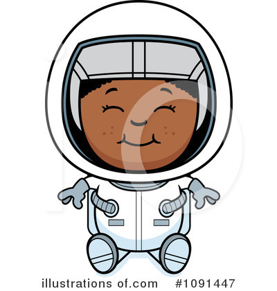 Royalty-Free (RF) Astronaut Clipart Illustration by Cory Thoman - Stock Sample #1091447