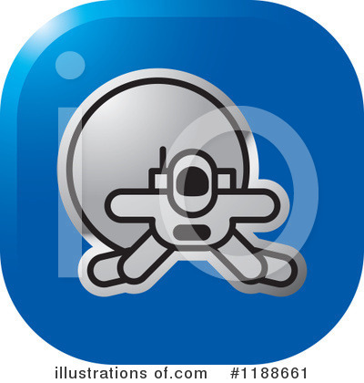 Royalty-Free (RF) Astronaut Clipart Illustration by Lal Perera - Stock Sample #1188661