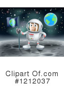 Astronaut Clipart #1212037 by AtStockIllustration