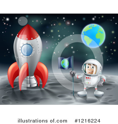 Spaceship Clipart #1216224 by AtStockIllustration
