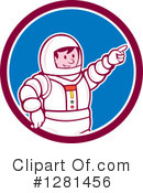 Astronaut Clipart #1281456 by patrimonio